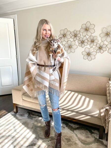 Rag and bone ponchos are my favorite!

Winter outfit, dog sweater, wrap, topper, Abercrombie jeans, skinny belt, dog clothes

#LTKstyletip #LTKfamily #LTKSeasonal
