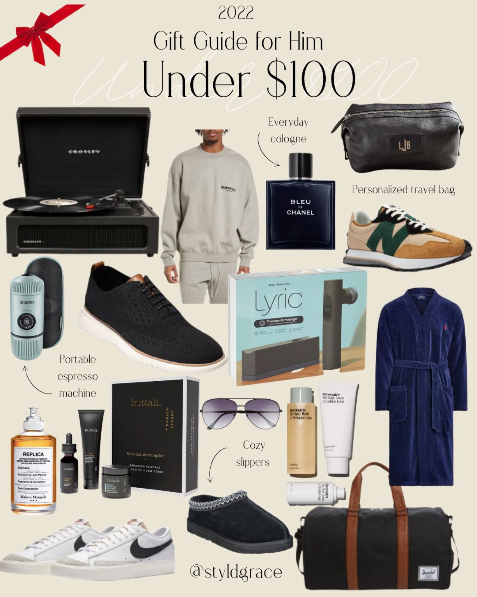 Gift guide for him under $100 

Stocking stuffers for him, gifts for him, gifts under $100, gifts under $50, stocking stuffers, Mens gifts, gifts for husband, gifts for boyfriend 

#LTKCyberweek #LTKmens #LTKGiftGuide