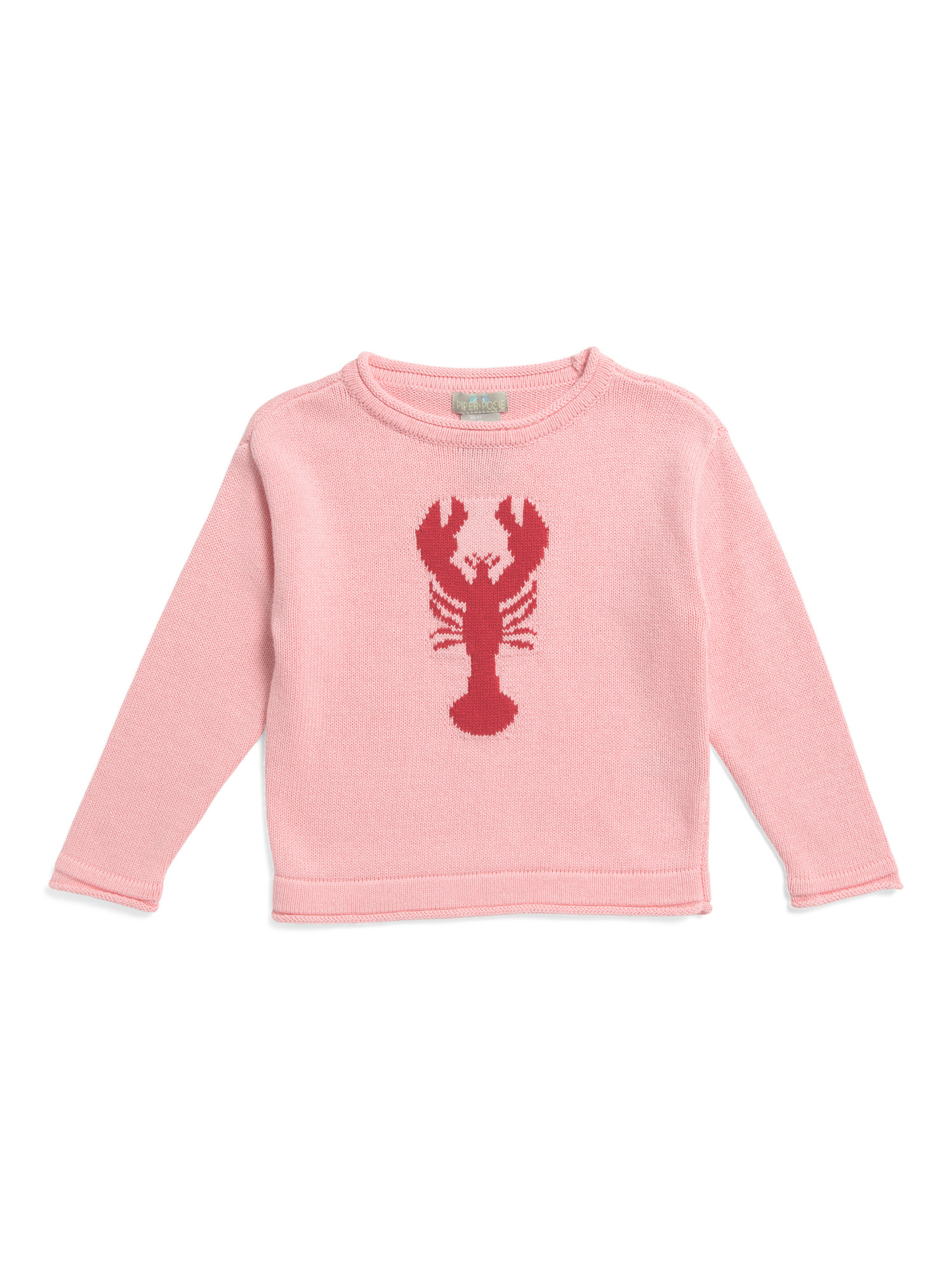 Toddler Girls Lobster Crew Neck Sweater | TJ Maxx