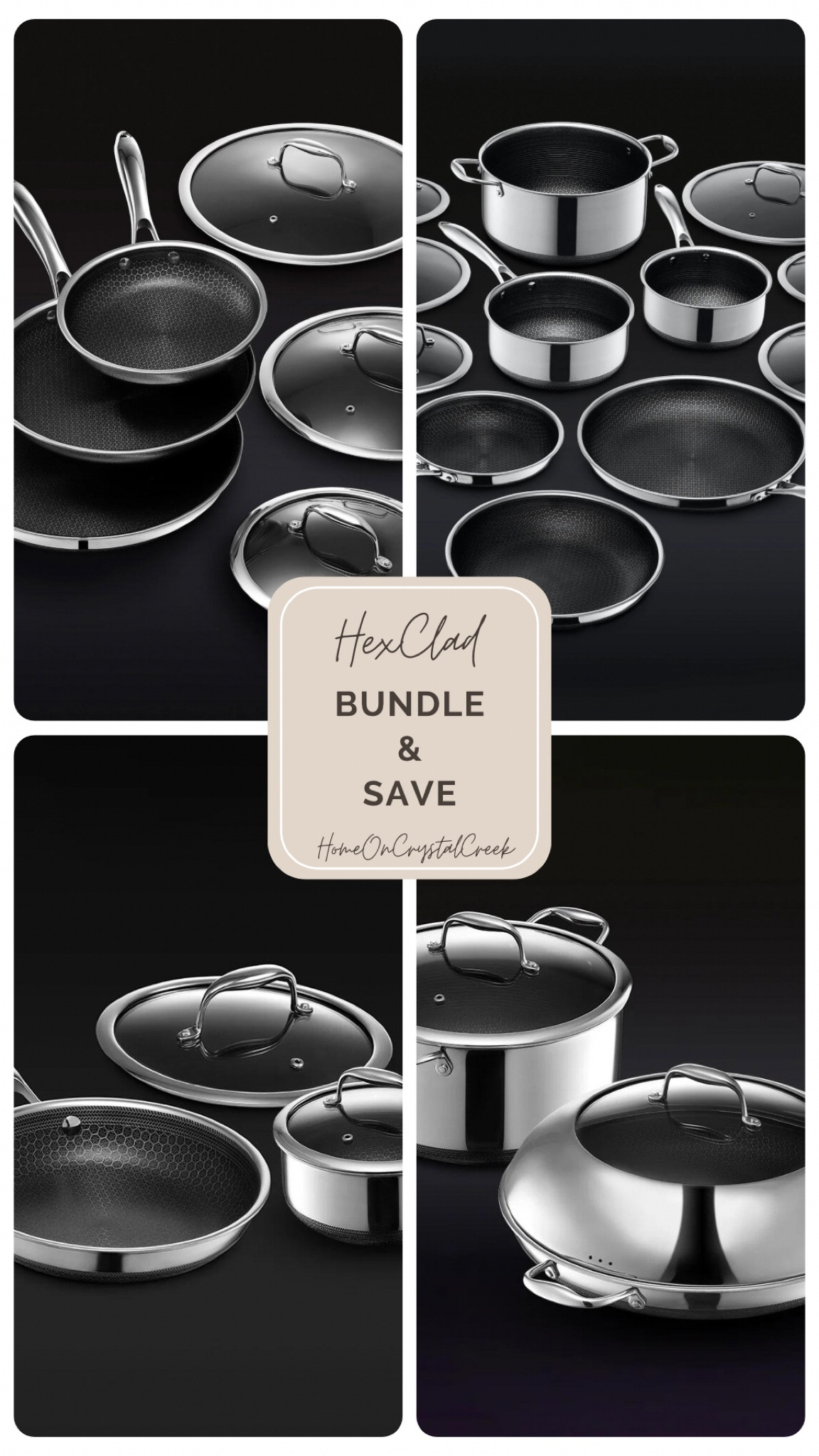 SALE ALERT ‼️ 

@Hexclad is having a great sale on their bundled sets! Linking a few of my favorites here 🤍

Shop the links below 👇🏻 

#sale
#kitchenware

#LTKHome #LTKFamily #LTKSaleAlert