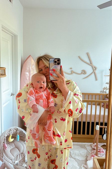 Matching mommy and baby fruit pjs 

#LTKfindsunder50 #LTKkids #LTKSeasonal