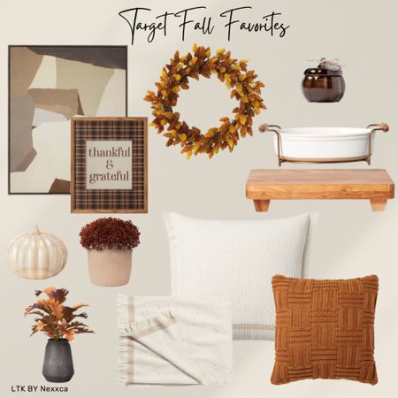 Target has some amazing fall pieces! shop the link for my fall favorites. 

#LTKhome #LTKSeasonal