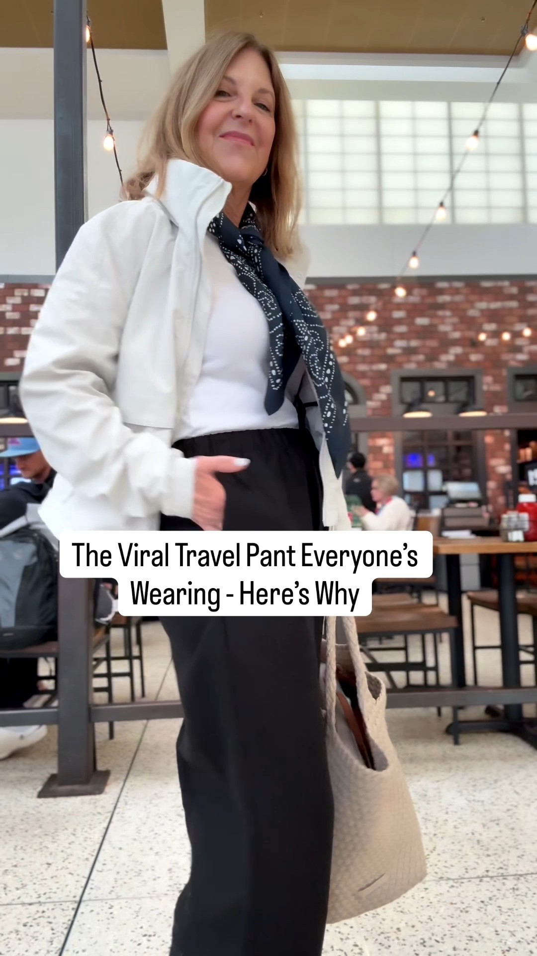 The travel pants everyone’s talking about, the Aritzia Lodge pants.
Lightweight + easy.
Always looks pulled together.
So comfortable and cute.

I’m wearing linen, and it has a few wrinkles after a long flight. 

Regular, short, and tall lengths, many fabrics and colors available.  I'm wearing a regular small and hemmed 1 inch.  

#LTKSeasonal #LTKOver40 #LTKTravel