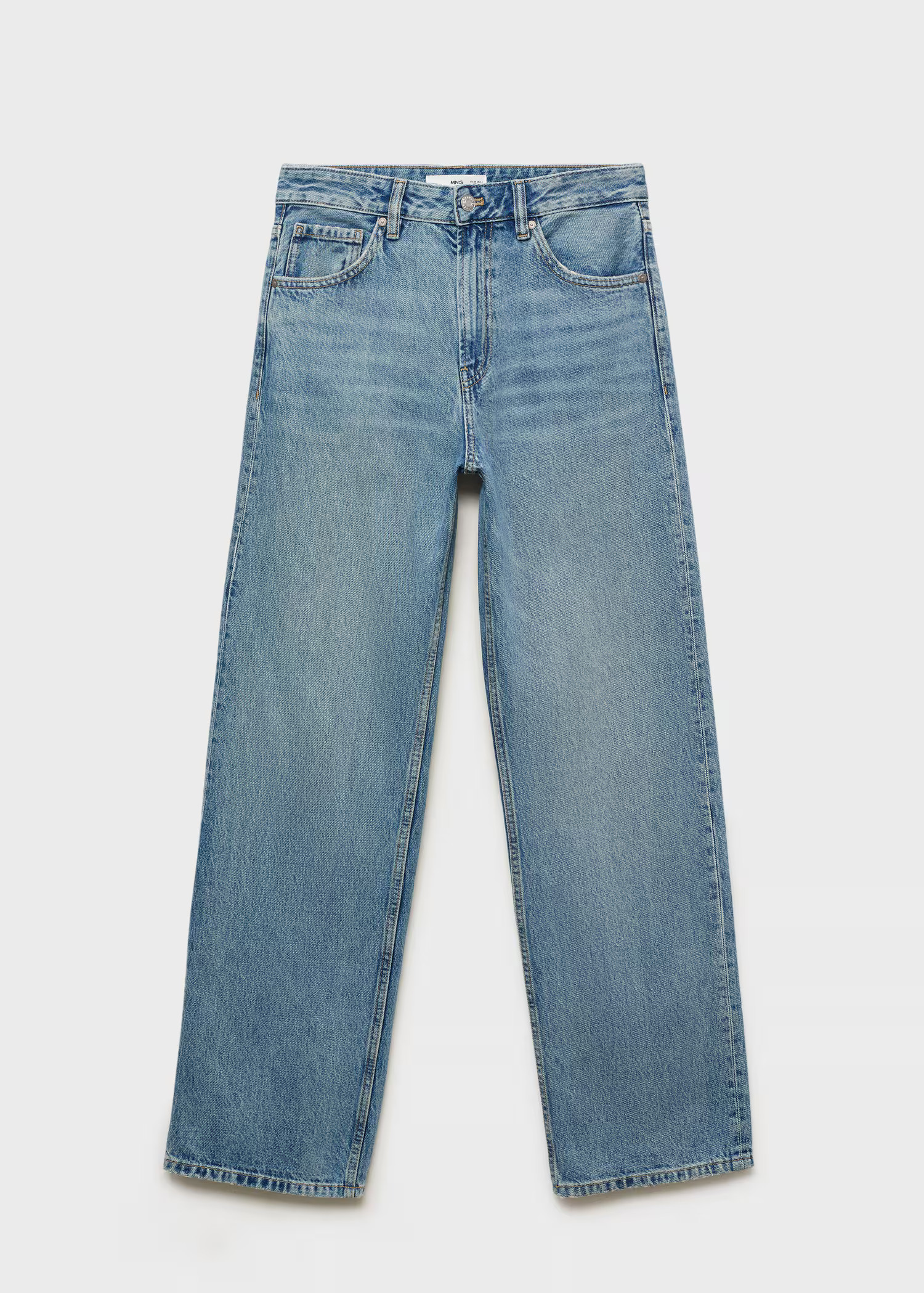 Gerade Jeans Miami mit mittlerer Bundhöhe | Mango EU
