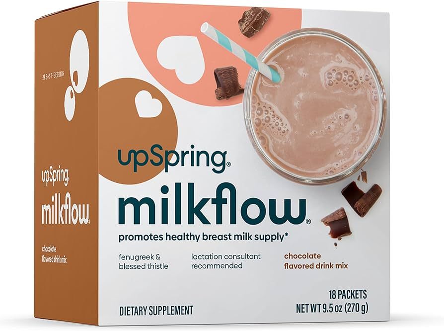 UpSpring Milkflow Lactation Supplement Drink Mix – Milk Lactation Supplement to Support Breast ... | Amazon (US)