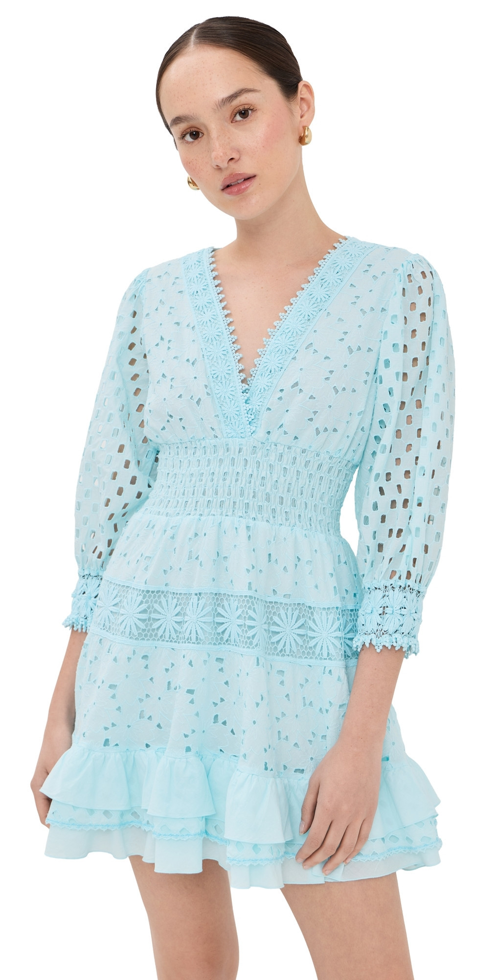 Temptation Positano Boboli Dress Turqouise S | Shopbop