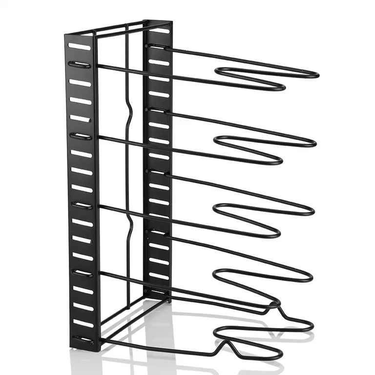 5-Tier Kitchen Houseware Heavy Duty Pot Organizer Cutting Board Holder Frying Pan Rack Adjustable... | Walmart (US)