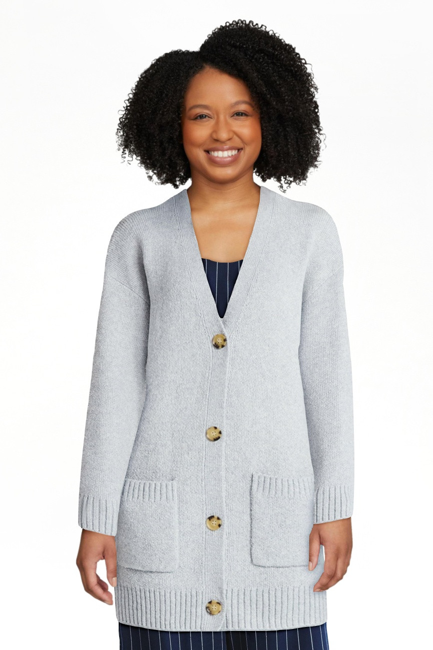 No Boundaries Button-Front Grandpa Cardigan, Women's | Walmart (US)