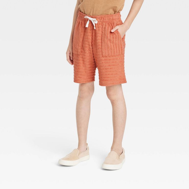 Boys' Pull-On French Terry Striped Shorts - Cat & Jack™ | Target