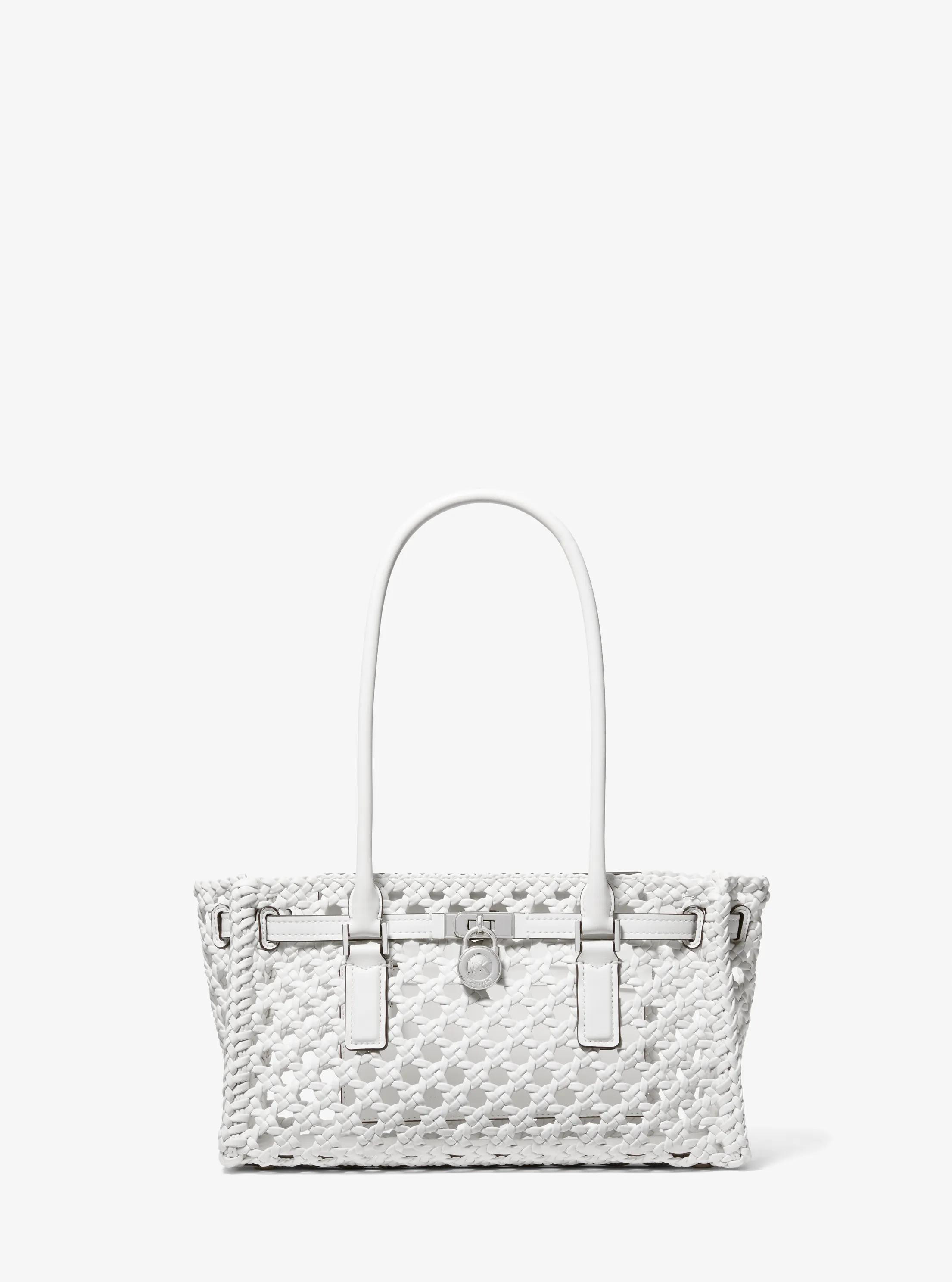 Hamilton Moderne Small Hand-Woven Satchel | Michael Kors US