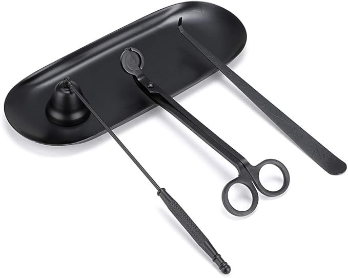 OwnMy 4 in 1 Candle Accessory Set - Candle Wick Trimmer, Candle Wick Dipper, Candle Wick Snuffer,... | Amazon (US)