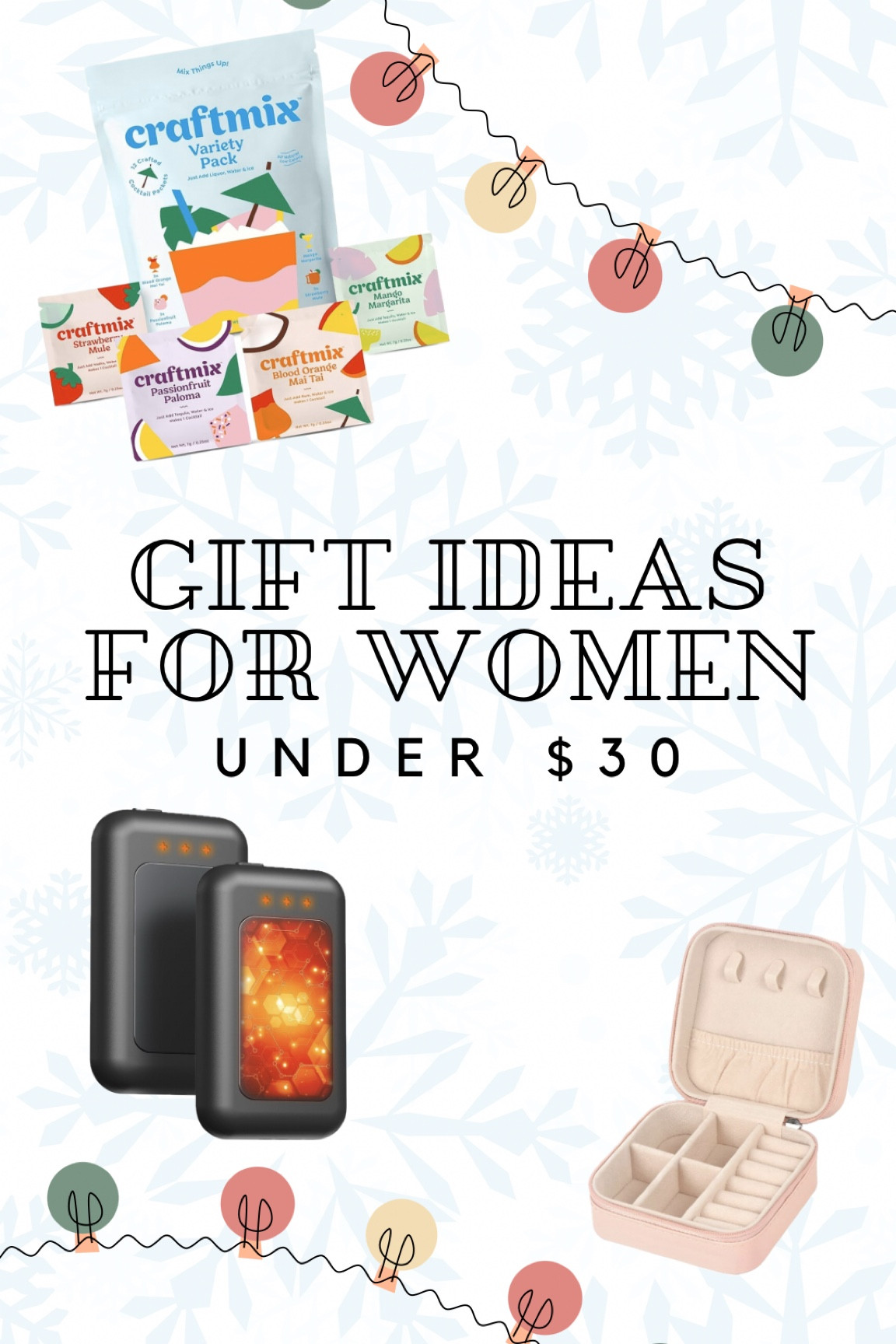 Gift ideas for the woman in your life all priced under $30! 

#LTKSeasonal #LTKHoliday #LTKGiftGuide