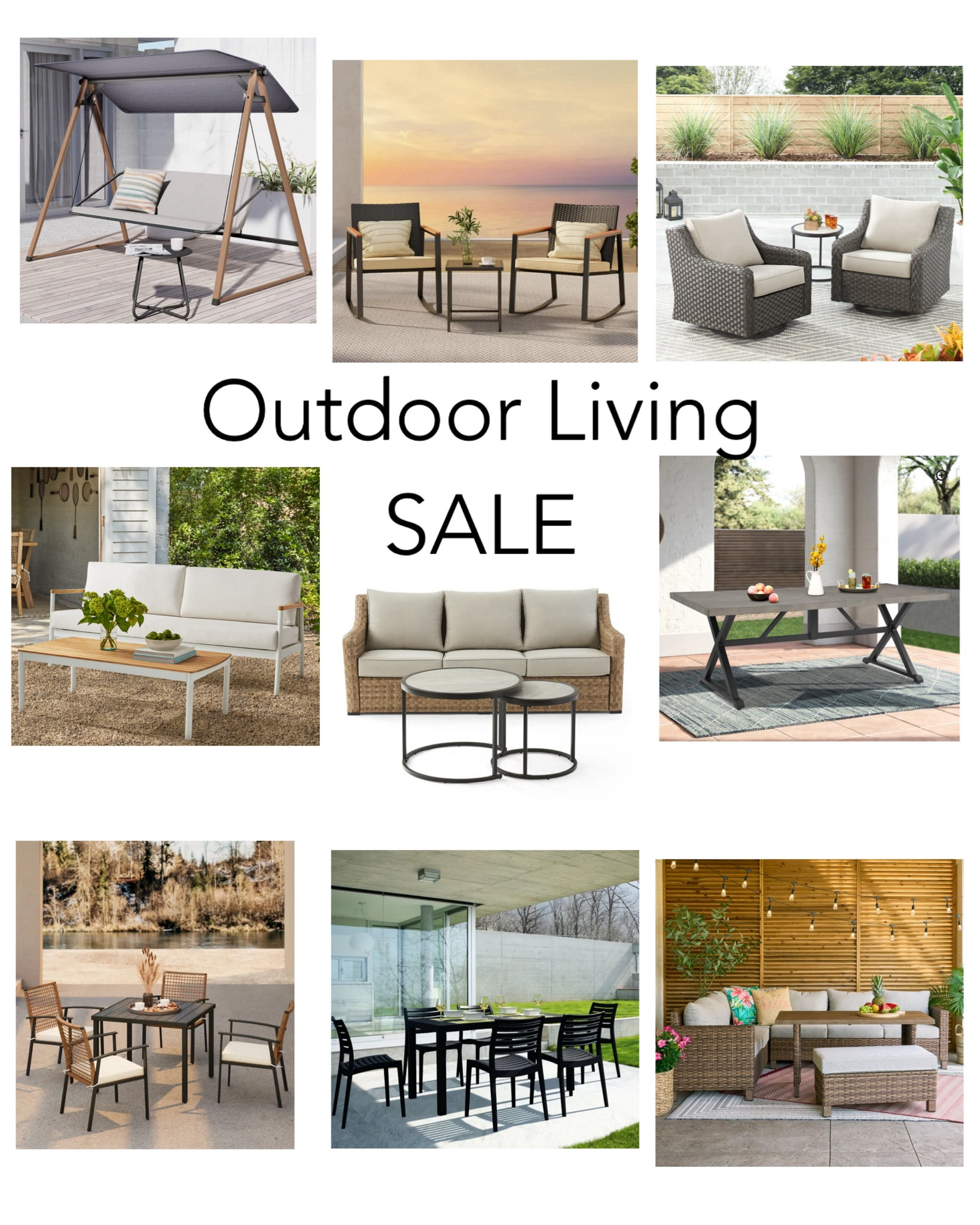 All outdoor living on super sale right now! 

#LTKfamily #LTKhome #LTKstyletip