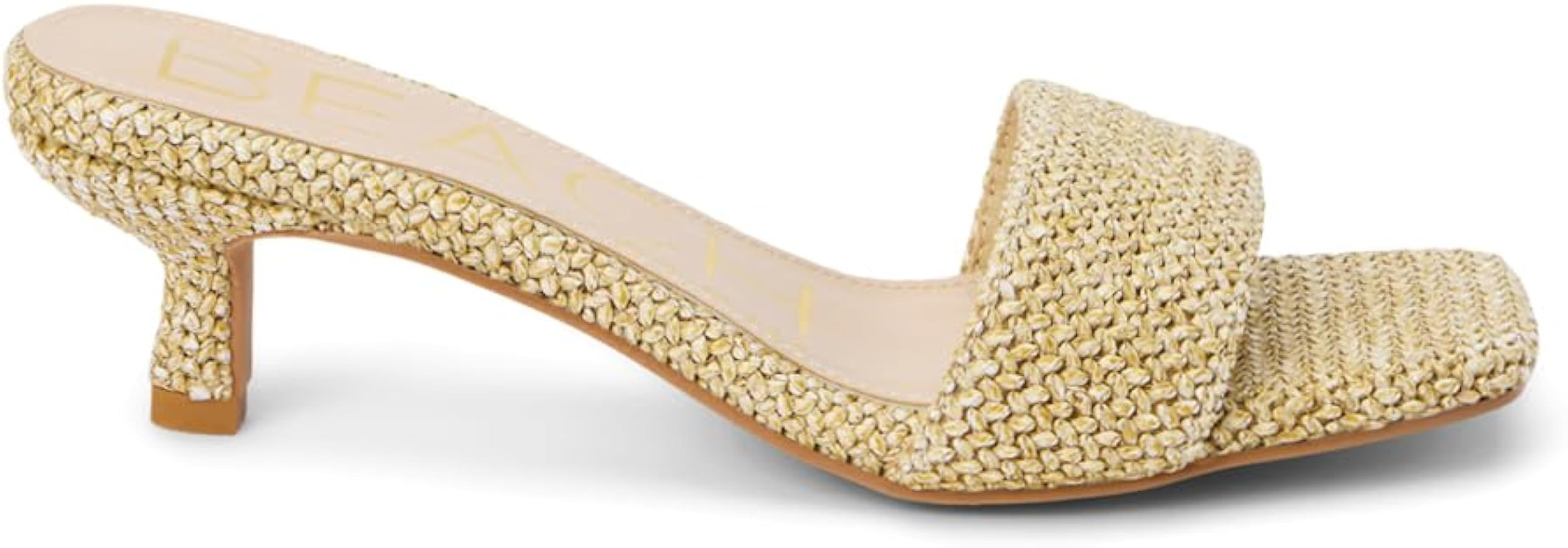 BEACH by Matisse Womens Capricorn Square Toe Kitten Pumps Casual Sandals Casual Low Heel 1-2" - W... | Amazon (US)