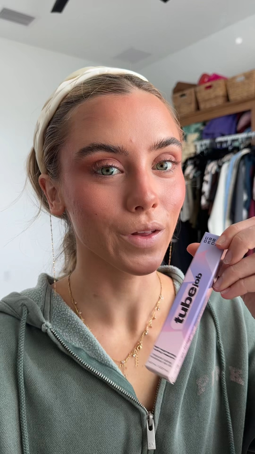 Brand new Urban Decay tubing mascara called Tube Job! Urban Decay Tube Job Lash Augmenting Tubing Mascara offers 24HR lifted and lengthened lashes with the next generation of tubing technology, anti-compromise formula and easy, no scrub removal. Experience up to 14X lifted lashes with this anti-clump, anti-smudge, and anti-sweat mascara.

#LTKFindsUnder50 #LTKgrwm #LTKBeauty