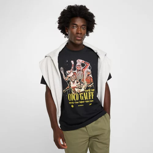 New Balance Men's Coco Gauff World Tour T-Shirt Black - Black | Joe's New Balance Outlet