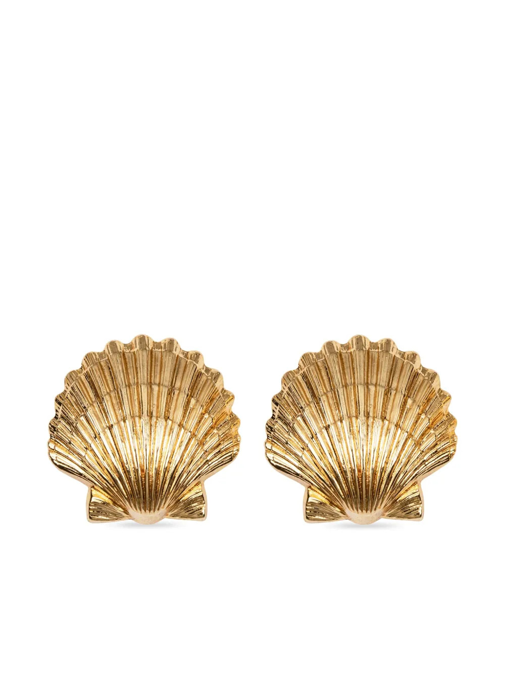 Jennifer Behr Mar Shell Earrings  | Gold | FARFETCH | Farfetch Global