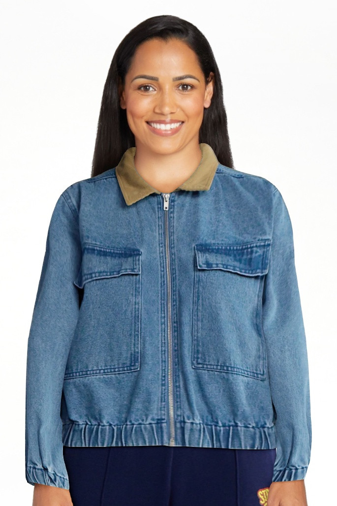 Netflix Stranger Things Cotton Denim Jacket from No Boundaries, Women’s and Women’s Plus | Walmart (US)