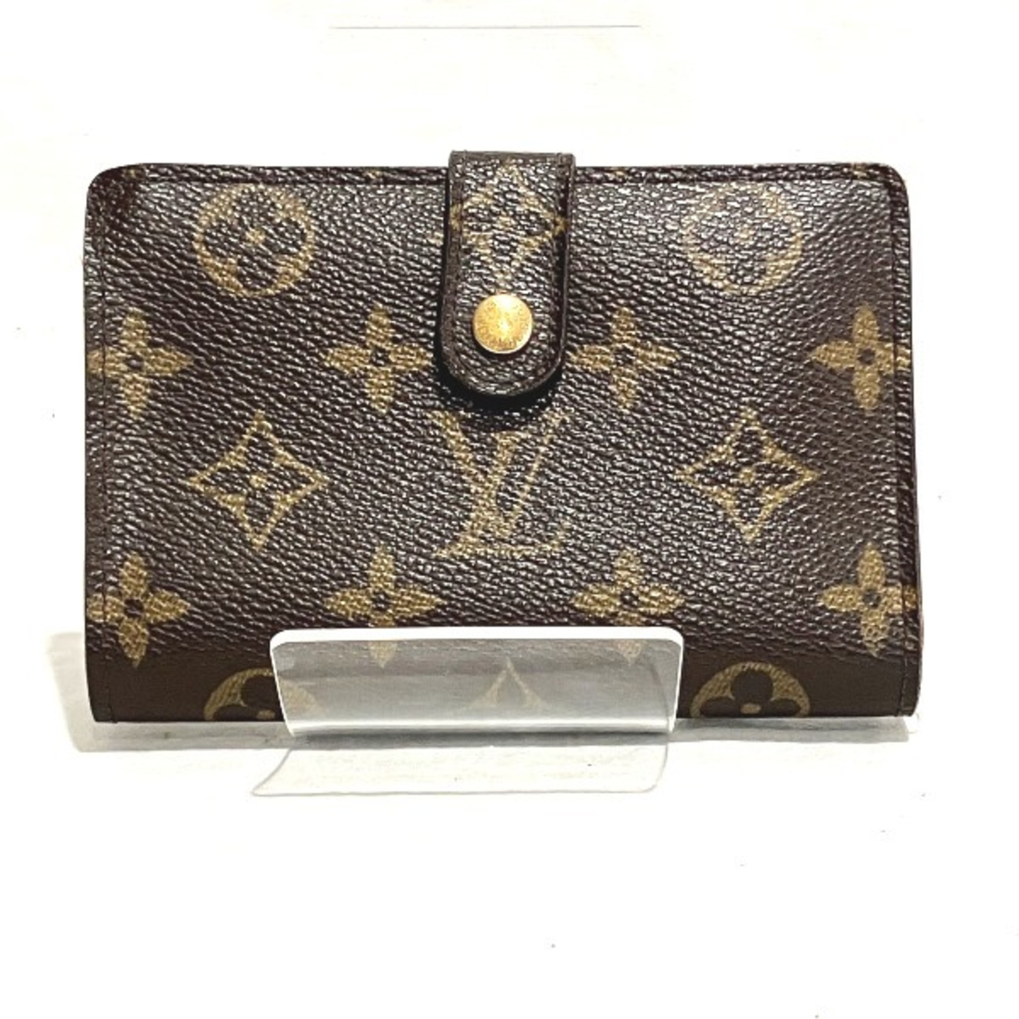 Pre-Owned Louis Vuitton Monogram Portefeuil Viennois M61674 Clasp Bifold Wallet Women's (Fair) | Walmart (US)