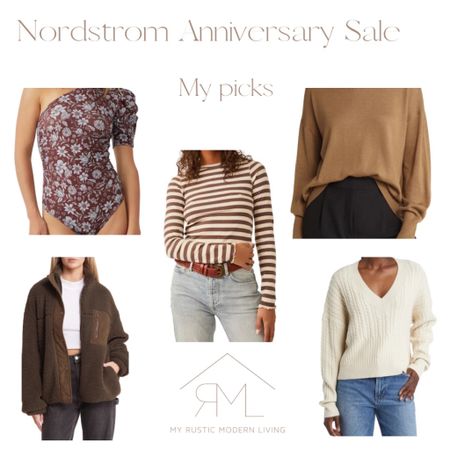 Nordstrom anniversary sale.
Sweater, shacket, one shoulder top 

#LTKxNSale #LTKsalealert #LTKstyletip