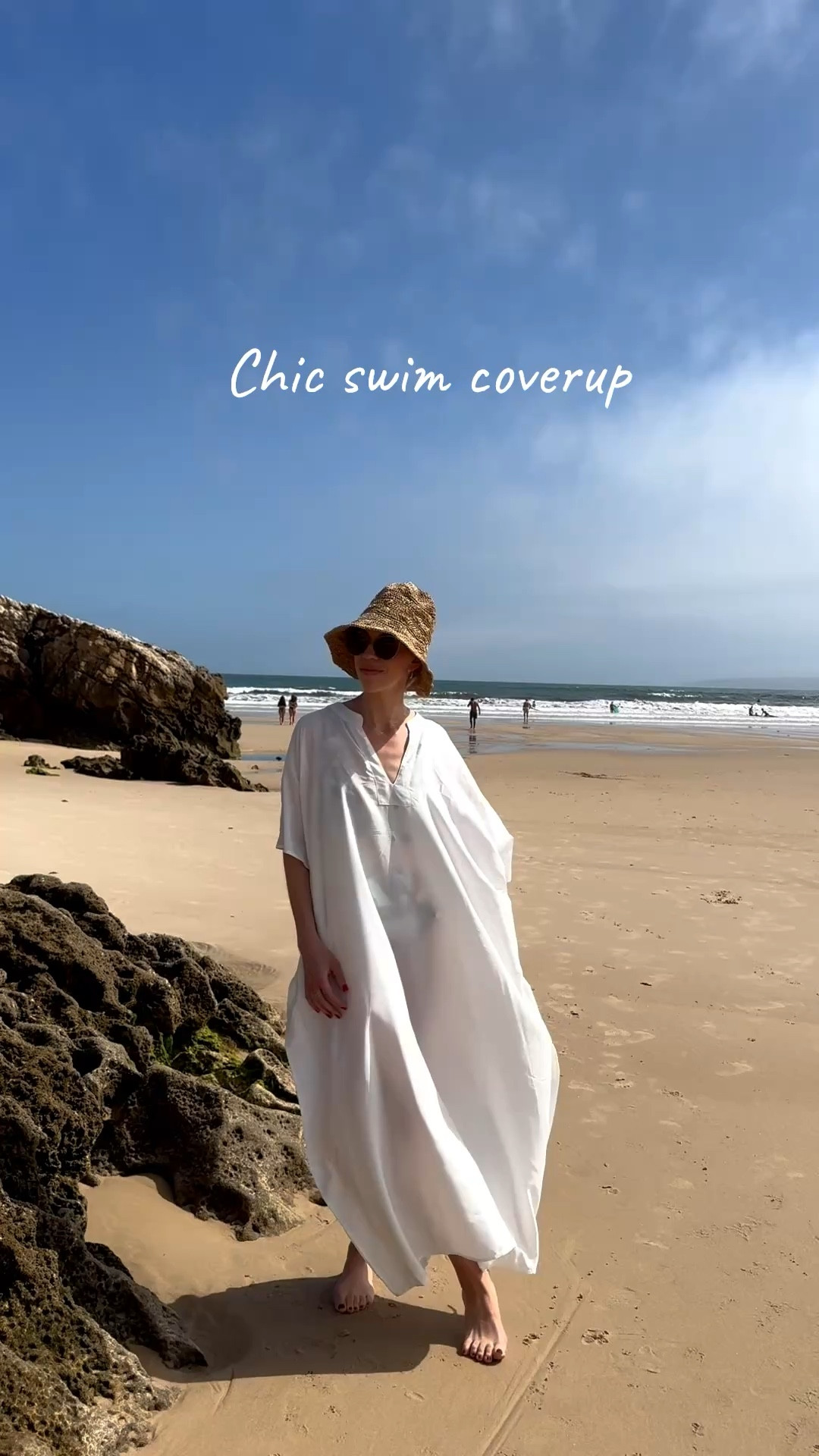 Swim coverup, beach caftan, Amazon swim, beach outfittters

#LTKSwim #LTKTravel #LTKOver40