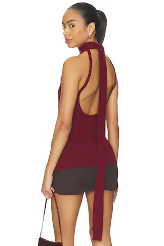 Geel Antonia Top in Cherry from Revolve.com | Revolve Clothing (Global)