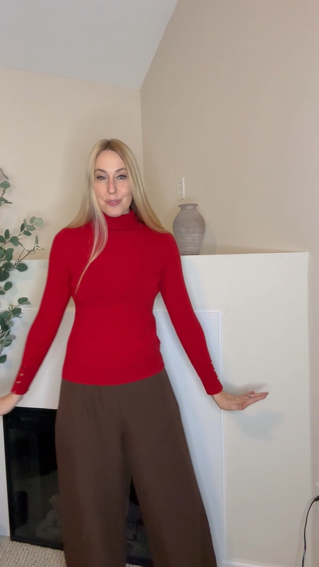 Red cashmere wool blend sweater 
❤️ this sweater is stunning and elegant 
❤️I love how soft it is and perfect for fall 
❤️ I am wearing size small, fits true to size, I am 5’10”
❤️ Amazon fashion, Amazon under 50 find

#LTKTall