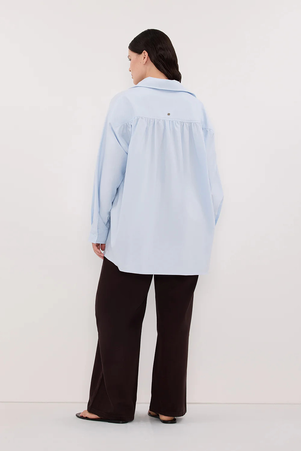 RHEA 2.0 ICE BLUE COTTON SHIRT | DISSH