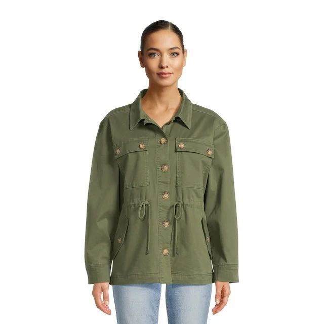 Time and Tru Women's Field Jacket, Sizes XS-XXXL | Walmart (US)