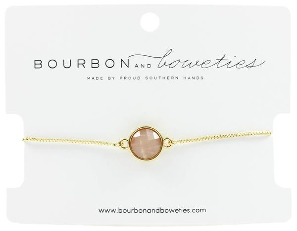 Moonstone Adjustable Bracelet | Bourbon and Boweties
