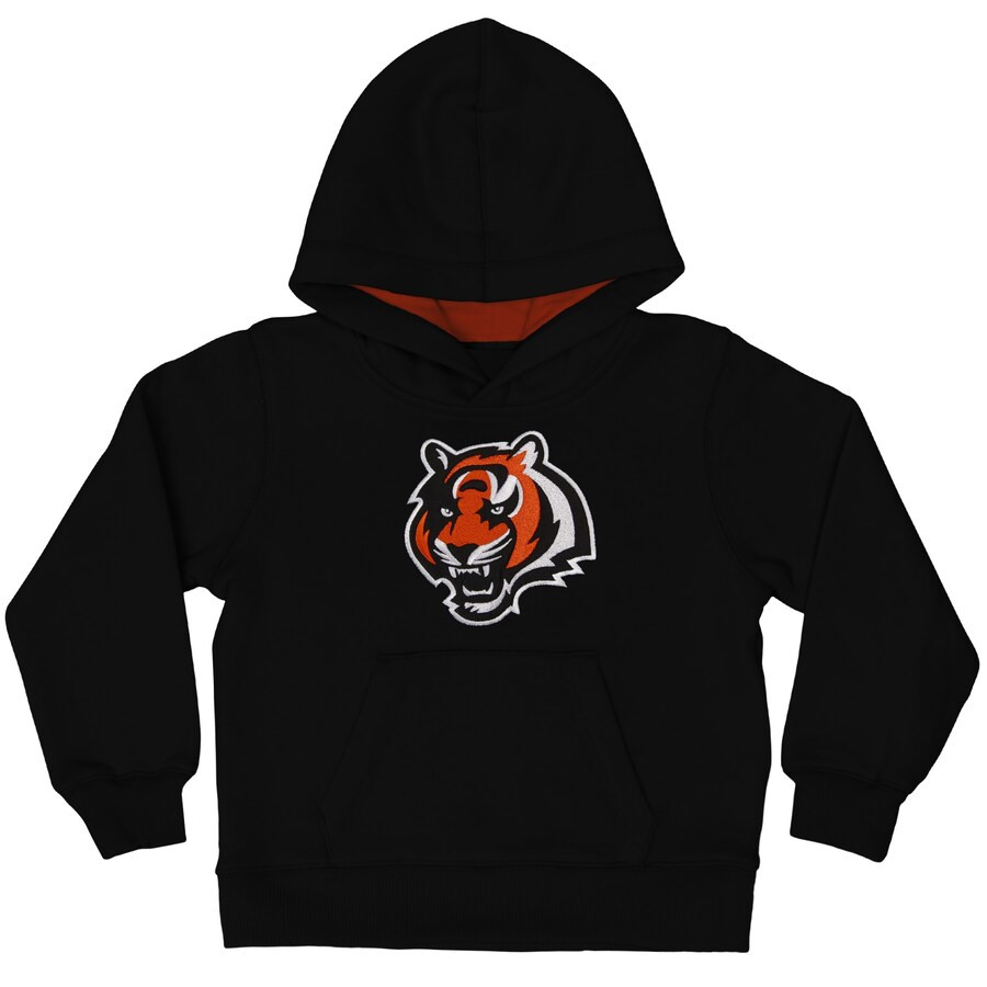 Cincinnati Bengals Toddler Fan Gear Primary Logo Pullover Hoodie - Orange | Fanatics