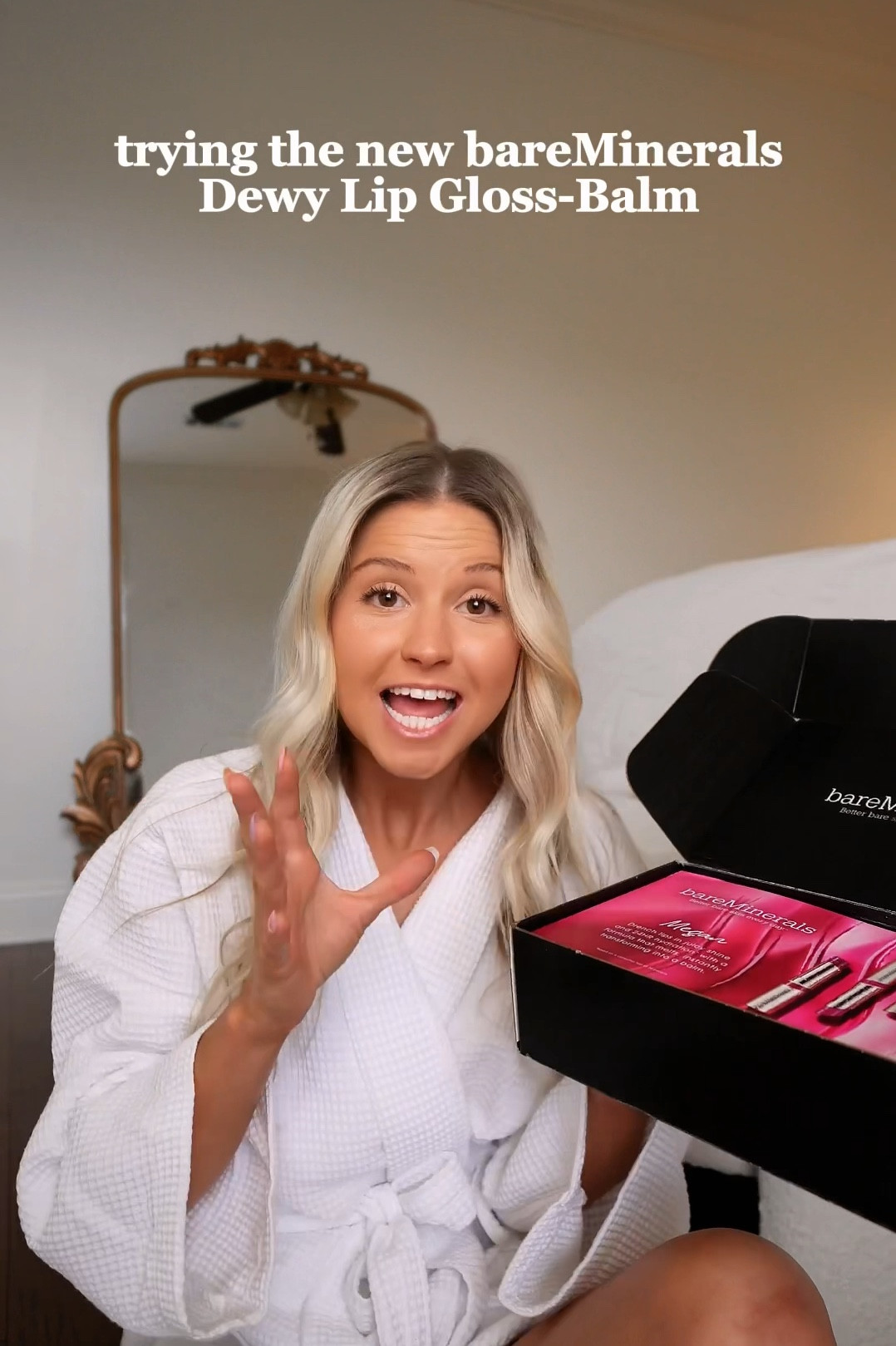 Trying the new bareMinerals Dewy Lip Gloss-Balm 💗

#LTKU #LTKVideo #LTKGiftGuide #bareminerals #lipgloss #beauty #makeup #summeroutfit #dewylipbalm #beautyproducts #makeupproducts 

#LTKBeauty #LTKStyleTip #LTKWedding