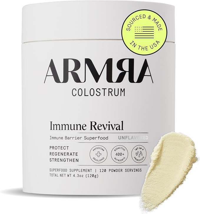 ARMRA Colostrum™ Premium Powder, Grass Fed, Gut Health Bloating Immunity Skin & Hair, Contains ... | Amazon (US)