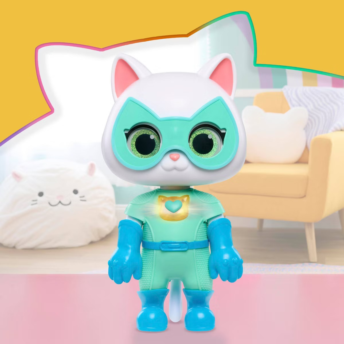 SuperKitties Cat-Tastic Transforming Bitsy Animal Figure: Includes Doll & 9 Pieces, Plastic Const... | Target