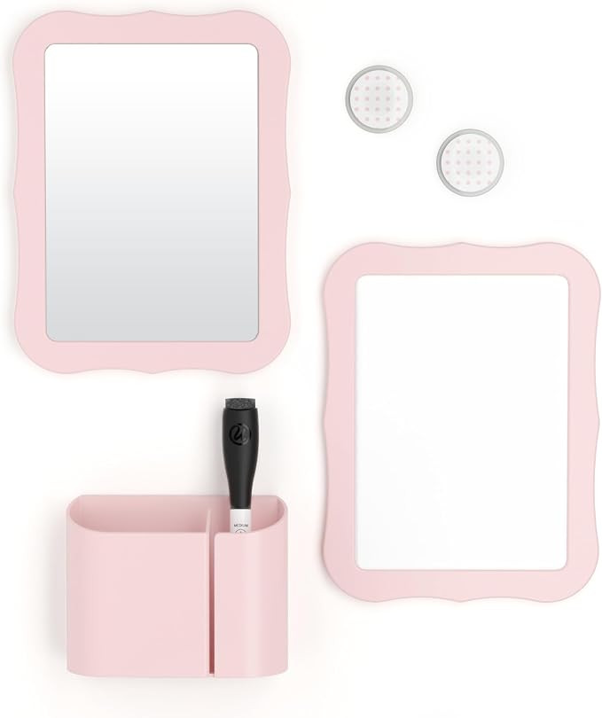 U Brands Magnetic Locker Accessories & Decor Kit, Blush | Back to school ready: six pieces in all... | Amazon (US)