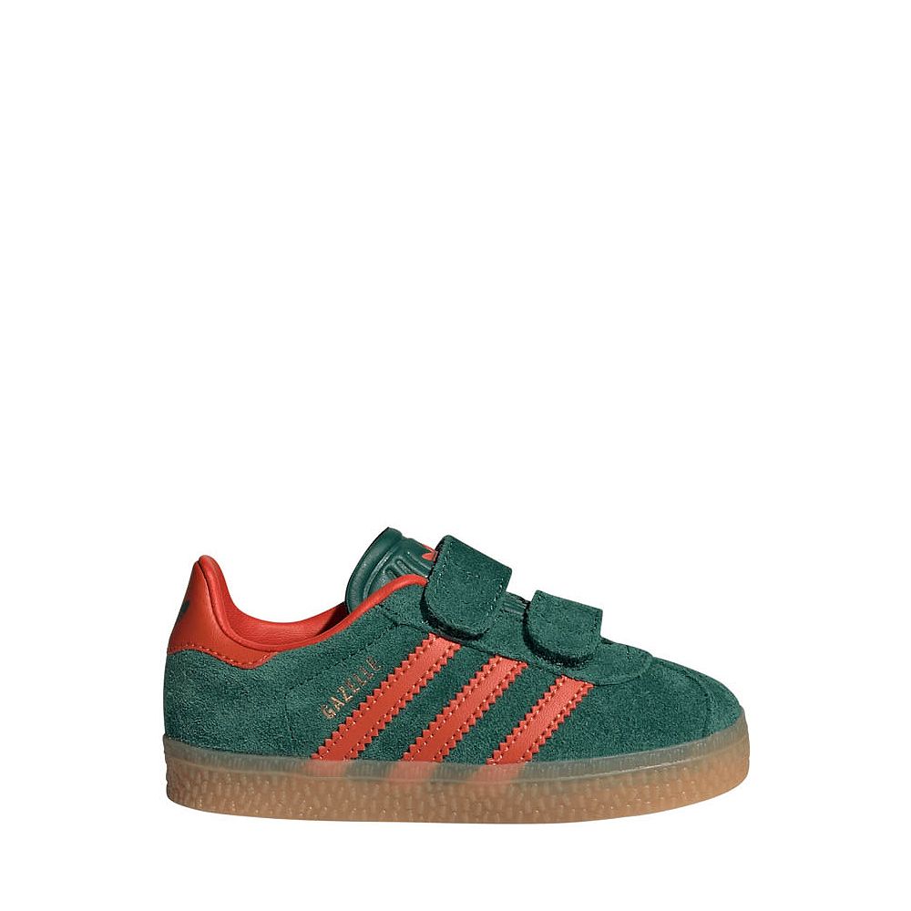 adidas Gazelle Athletic Shoe - Baby / Toddler - Collegiate Green / Preloved Red / Gum | Journeys