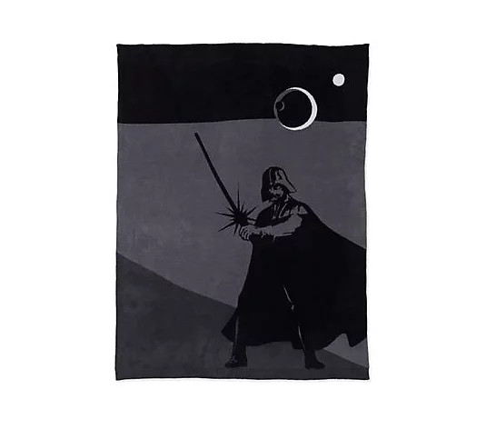 Barefoot Dreams CozyChic Star Wars Vader Throw 54"x72" - QVC.com | QVC