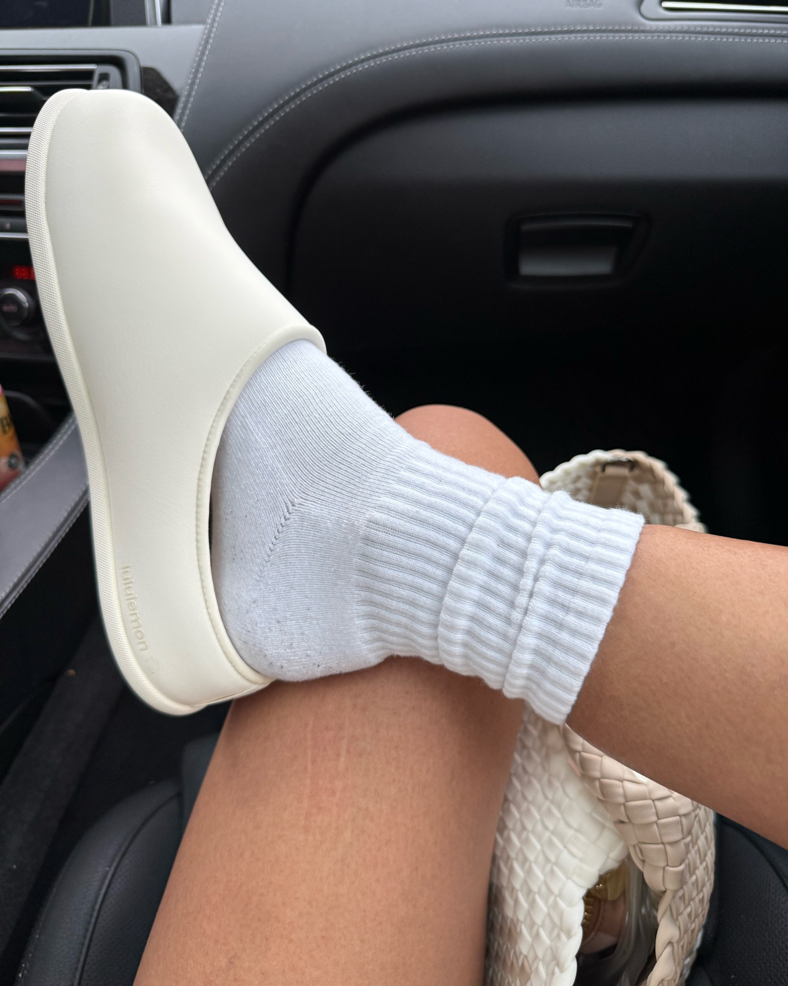 @lululemon sway day mules in coconut ivory/breakfast tea. 🤍 

naghedi st. Barth’s tote, steady state shorts, lounge, recovery, athleisure, Pilates, yoga.

#LTKselfcare #LTKfitnessgoals #LTKActive