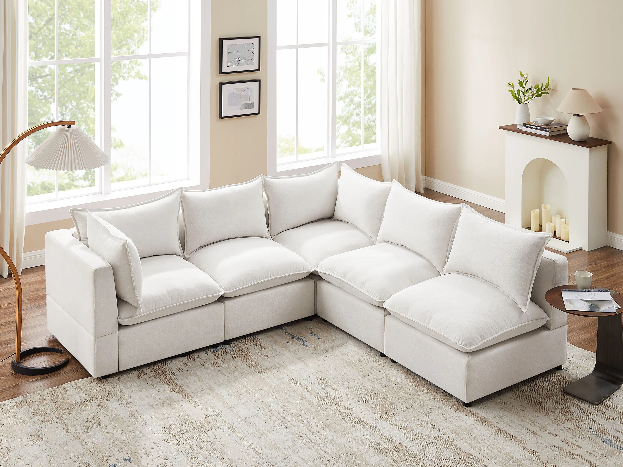 Rayners 5 - Piece Upholstered SectionalSee More byLatitude Run®4.2Rated 4.2 out of 5 stars.74 Re... | Wayfair North America
