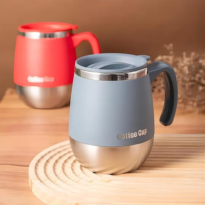 1Pcs SmoothSip Slider Insulated Stainless Steel Coffee Tumbler, Ideal for Home, Outdoor, Camping,... | Amazon (UK)