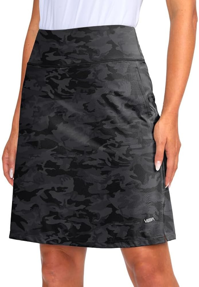 Viodia Women's 20" Knee Length Skorts Skirts UPF50+ Athletic Tennis Golf Skirt for Women Casual S... | Amazon (US)