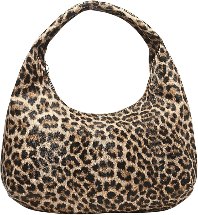 Floerns Women's Vintage Leather Tote Shoulder Handbag Top Handle Hobo Bag | Amazon (US)