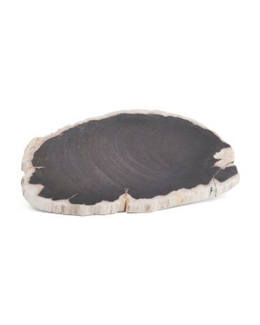 12.75in Petrified Wood Slab Tray Decor | TJ Maxx