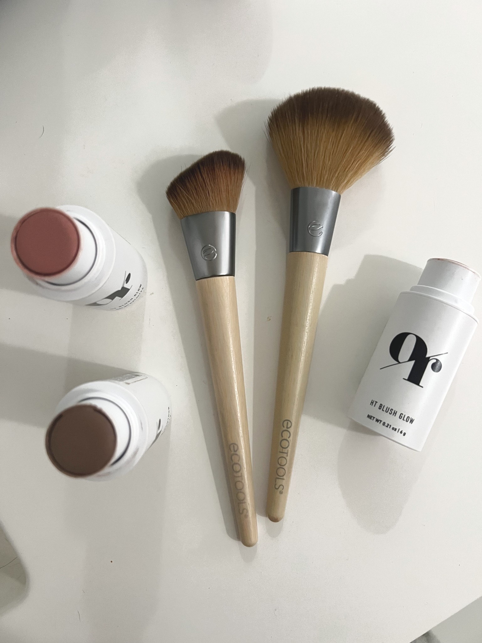 Angled blush + contour brushes I use, the angled brush blends these makeup sticks so nicelyy

#LTKBeauty #LTKselfcare #LTKmorningroutine