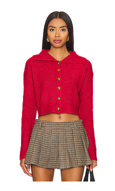 MORE TO COME Madeline Sweater in Red from Revolve.com | Revolve Clothing (Global)