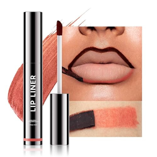 Lip Stain - Lip Liner Stain, Long-Lasting Moisturizing Lip Stain Peel Off, Waterproof Lip Stain with Matte Finish Stay On All Day, Transfer-Proof, Instant Peel Off Lip Stain Natural Color (Rose) | Amazon (US)