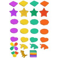 Anti-Stress Toys, Silicone Stress Reliever Toy, Push Pop Bubble Fidget Sensory It Squeeze Toy For Ki | Etsy (US)