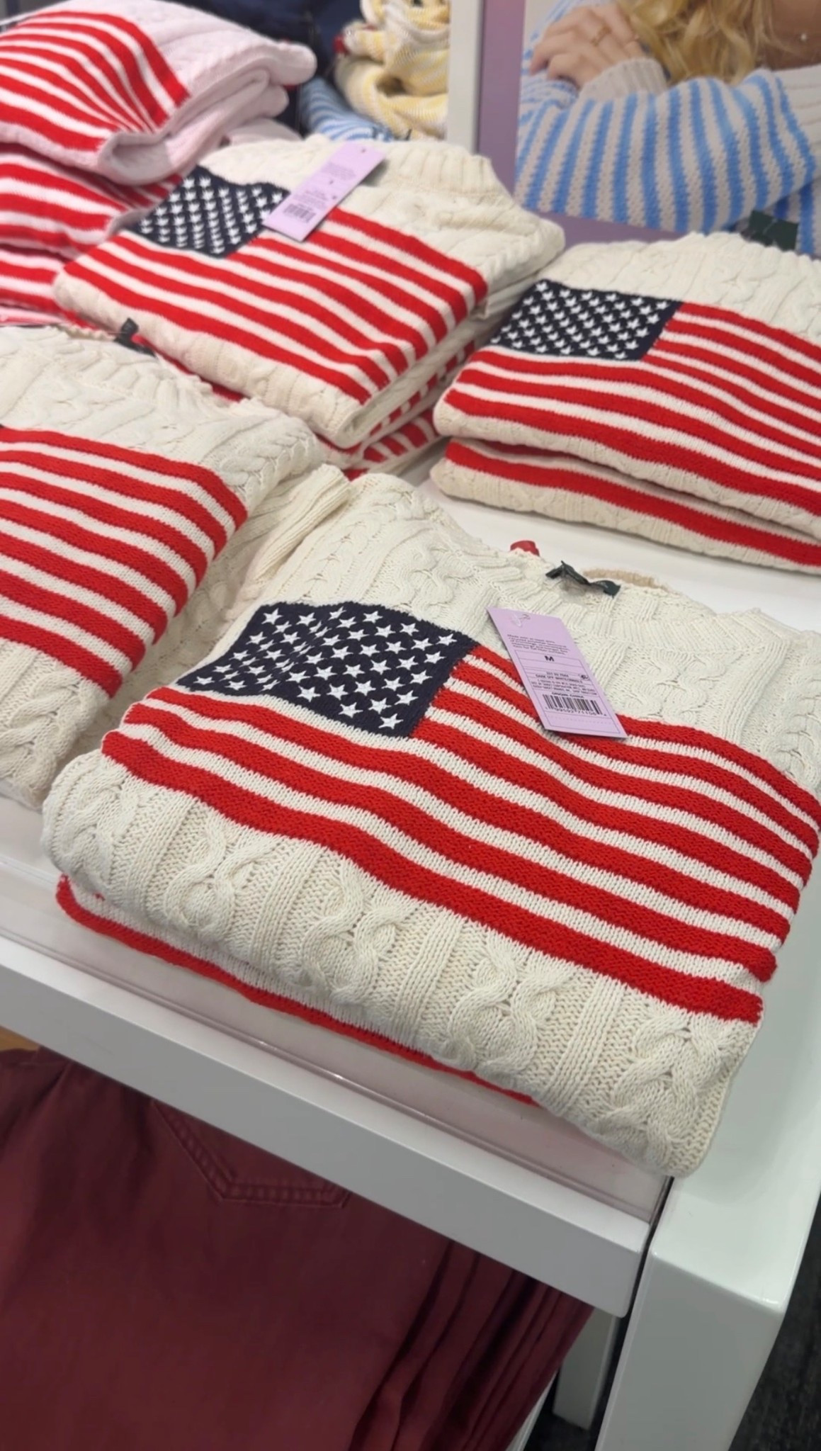 You and I both know these won’t be in stock next month so get one now! The perfect Americana sweater to bring in Memorial Day Weekend! 

#LTKgrwm #LTKSeasonal #LTKPetite