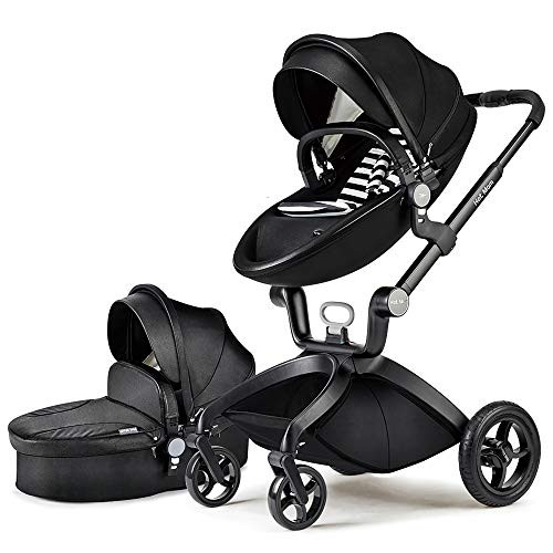 Hot Mom Baby Stroller: Baby Carriage with Adjustable Seat Height Angle and Four-Wheel Shock Absor... | Amazon (US)