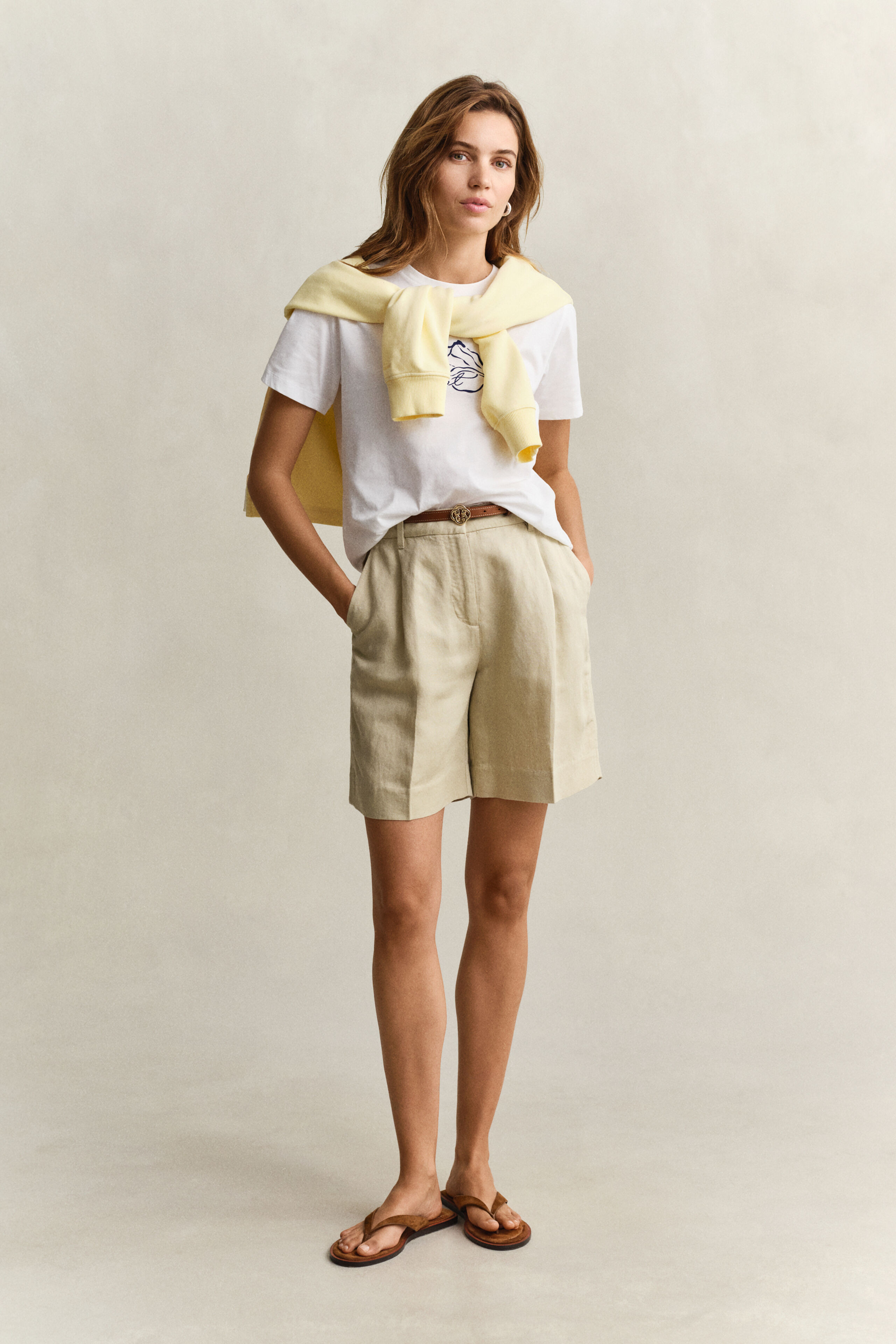 Tailored Linen Blend Shorts | Gant